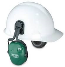 Honeywell Howard Leight Thunder® T1H Light Green Helmet Mount Earmuffs - Hearing Protection
